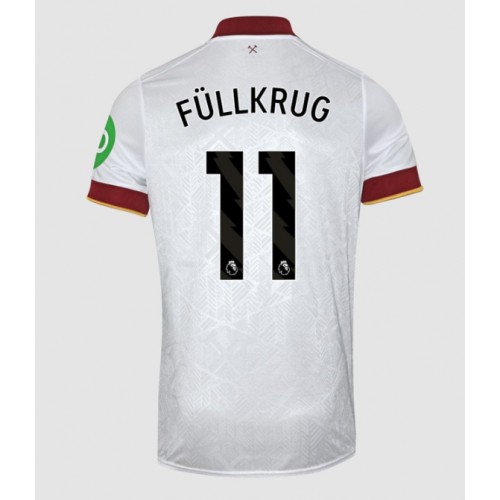 Dres West Ham United Niclas Fullkrug #11 Rezervni 2024-25 Kratak Rukav